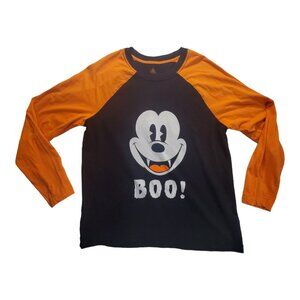 Disney Black and Orange Long Sleeve Tee